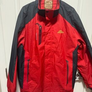 Diamond Supply Co. Red and Black Performance Jacket